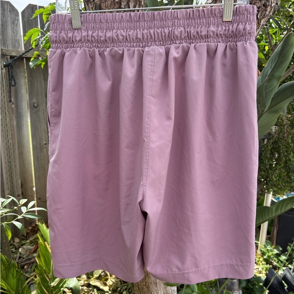 LEG3ND Dusty Rose Drawstring Athletic Shorts Size: Large - Picture 3 of 6